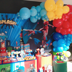 Guirnalda organica con globos XL x mt