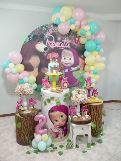 Imagen de Petit party deco Masha y el Oso desde