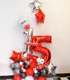 Maxibouquet con números XL base orgánica
