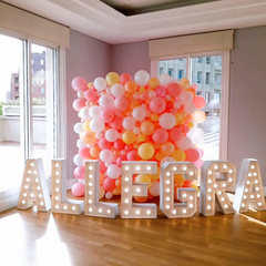 Pared de globos, Balloon wall, balloon backdrop x m2