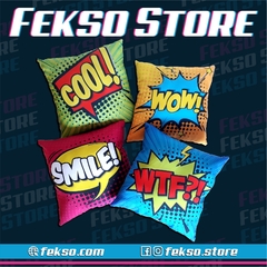 Set de almohadas comic x4