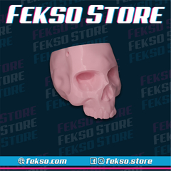 Maceta Calavera Rosa - comprar online