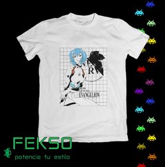 Remera - Neon Genesis Evangelion - Rei Ayanami - comprar online