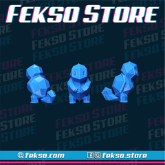 Squirtle Low poly - comprar online