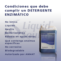 Detergente Enzimático Surgizime L5 x 5 Lts - Liquid Sound