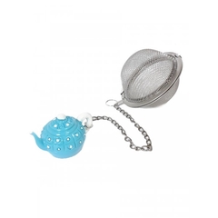 Infusor para hebras con malla y dije colgante - Tecno cocina
