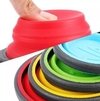 Juego de tazas medidoras de silicona plegable en internet