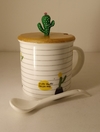 Mug / taza + cuchara + tapa 400 cc - comprar online