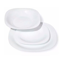 Plato "Luminarc Carine" semi cuadrado