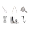 Set para cocteleria 6 piezas + organizador - comprar online