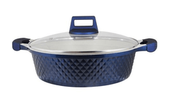 Cacerola baja 29,5 cm interior cerámica exterior esmaltado
