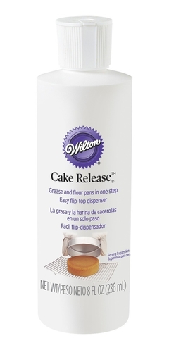 Desmoldante "Wilton" líquido comestible.