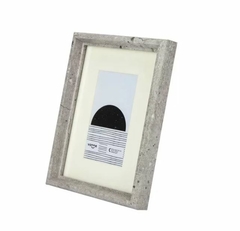 Marco para foto 15 cm x 21 cm gris veteado