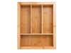 Organizador de cubiertos extensible para cajón, de bambu - comprar online