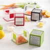 Cubo "Microplane" 3 rallados + contenedor