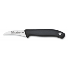 3 CLAVELES - Cuchillo "Evo" mondador 6 cm