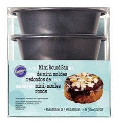 Juego de 4 moldes redondos "Wilton" - comprar online