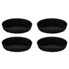 Set x 4 tarteletas con antiadherente 12 cm de diámetro - comprar online