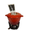 Fondue hierro fundido esmaltada roja - comprar online