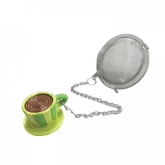 Infusor para hebras con malla y dije colgante - comprar online