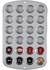 Molde "Wilton" para mini muffins x 24