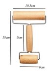 Rodillo doble de madera - comprar online