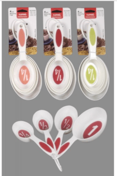 Juego de tazas medidoras de plástico