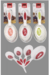 Juego de tazas medidoras de plástico