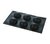 Molde de silicona semi esfera grande x 6