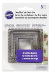 Juego x 6 cortantes forma cuadrada "Wilton"