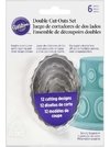 Juego x 6 cortantes forma oval "Wilton"