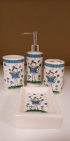 Juego de baño en cerámica x 4 piezas. - comprar online