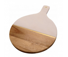 Tabla de mármol y madera