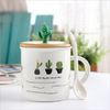 Mug / taza + cuchara + tapa 400 cc