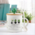 Mug / taza + cuchara + tapa 400 cc