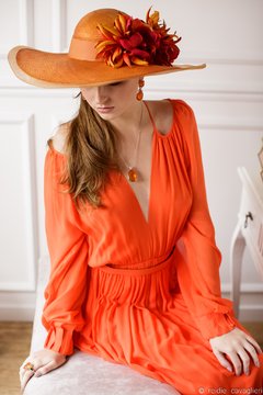 Hat Lady Orange