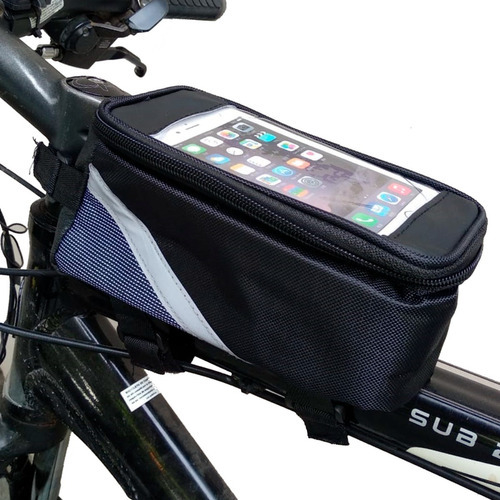 BOLSO ALFORJA PARA BICICLETA PORTA CELULAR