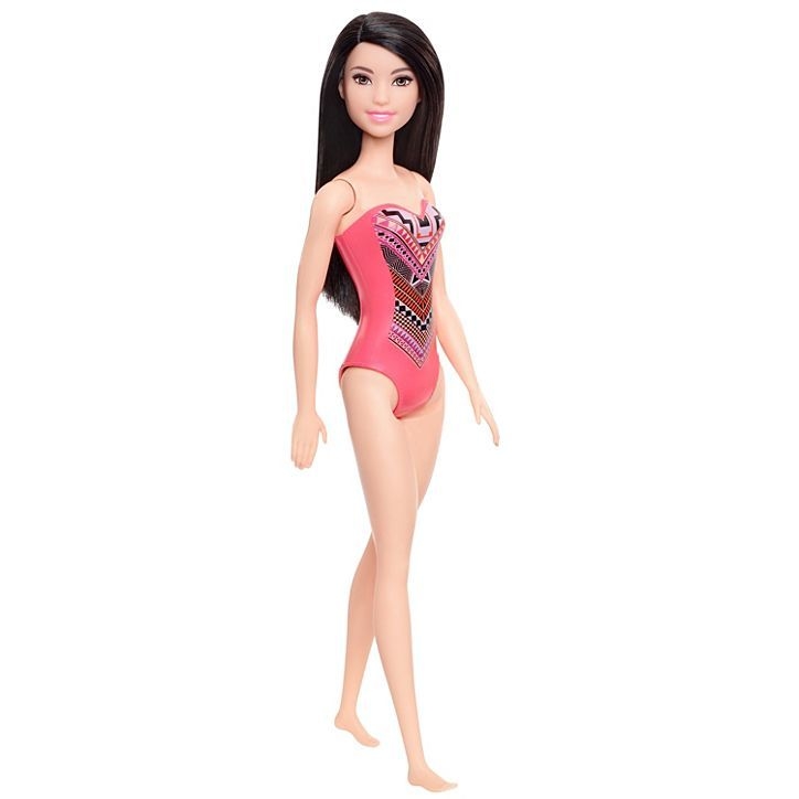 Boneca Barbie Praia Morena Maio Coral Tomara Que Caia Ghw38 Mattel