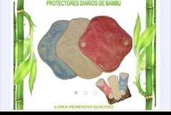 Protectores diarios de bambú x 3