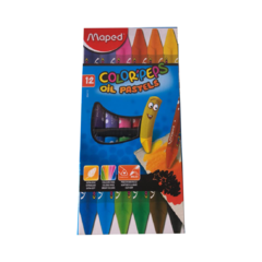 crayones al pastel al oleo x 12 colores Maped