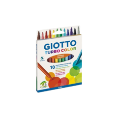 Marcadores Escolares GIOTTO Turbo Color x10