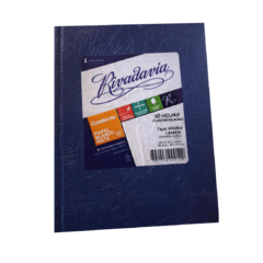 cuaderno RIVADAVIA 16x21 azul x 50h