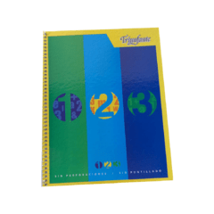 Cuaderno TRIUNFANTE tipo abc c/esp 21x27 cuadriculado