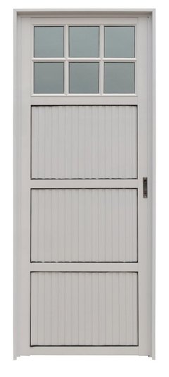 PUERTA ALUMINIO 1/4 VIDRIO