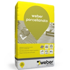 WEBER PORCELANATO POR 30 KG