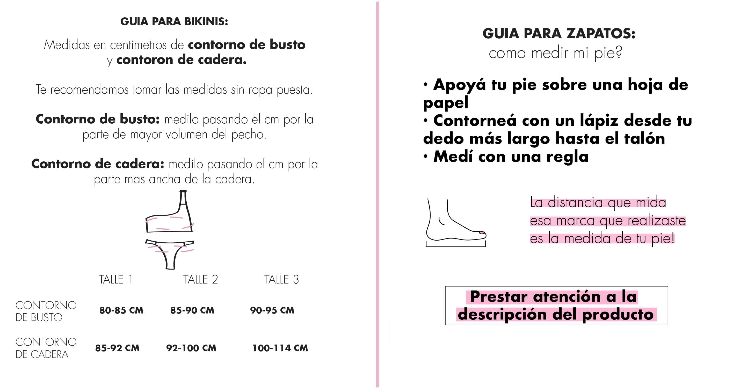 Tienda Online de RUD - GUIA DE TALLES