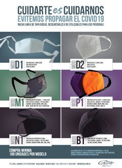 Tapa Bocas Descartables D1 - comprar online