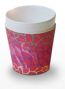 Taza de Ceramica sin asa con Funda de Neoprene