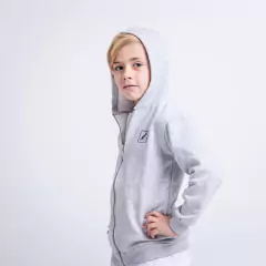 Campera gris melange