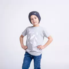 Remera Paraná gris melange